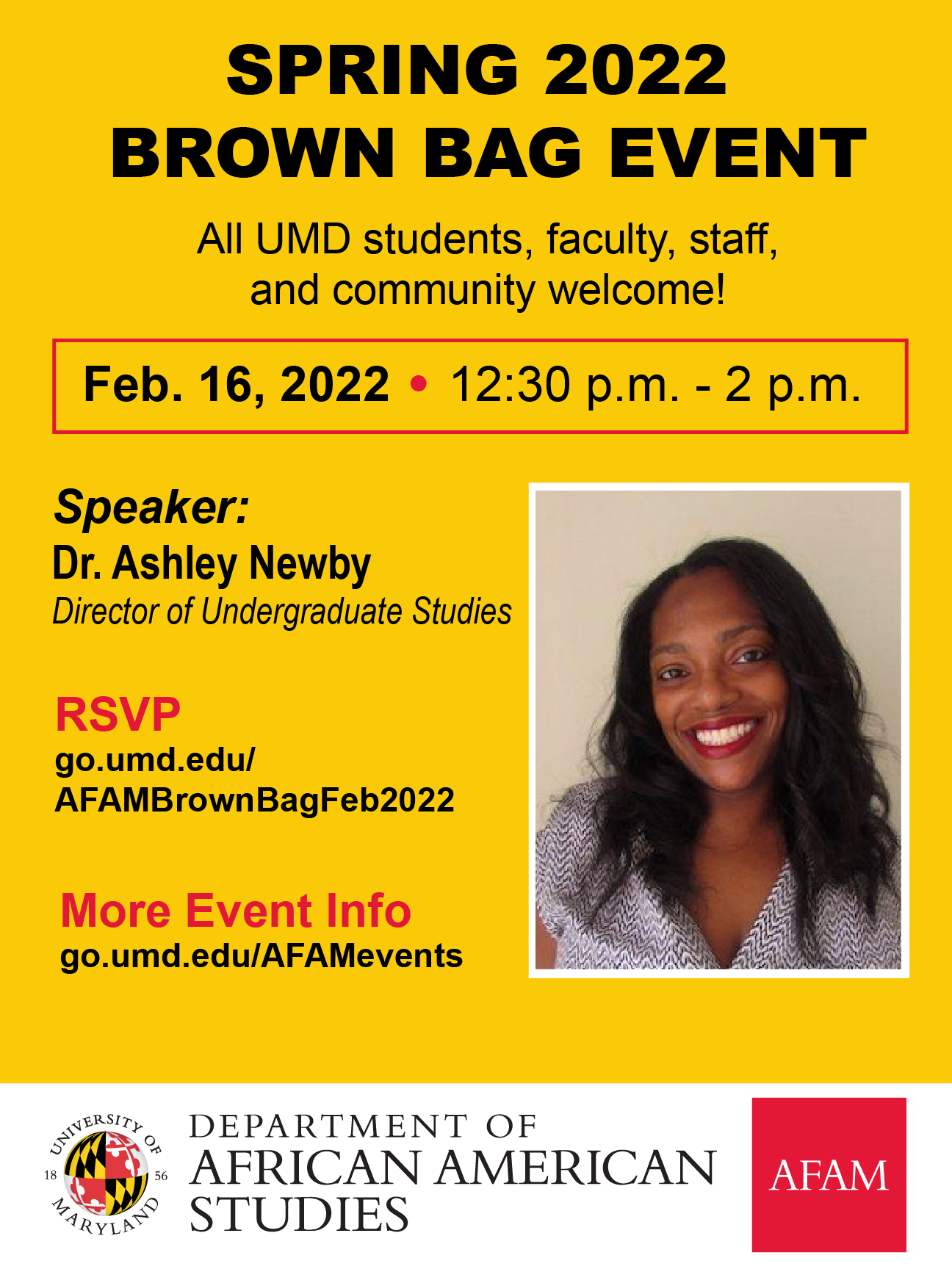 Brown Bag (February 2022) - Dr. Ashely Newby