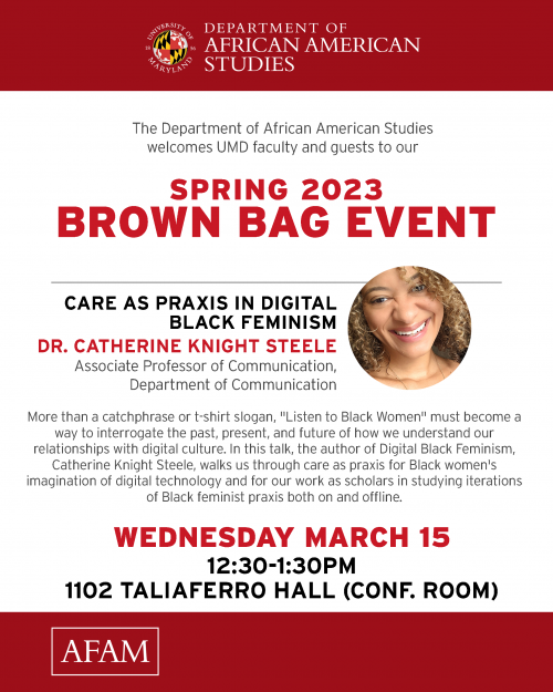 Catherine Knight Steele Brown Bag Event