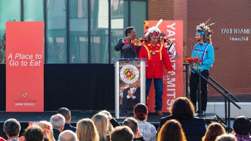 UMD Honors Piscataway Heritage at Yahentamitsi Dining Hall Dedication