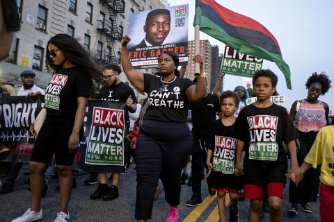 Black Lives Matter protesters